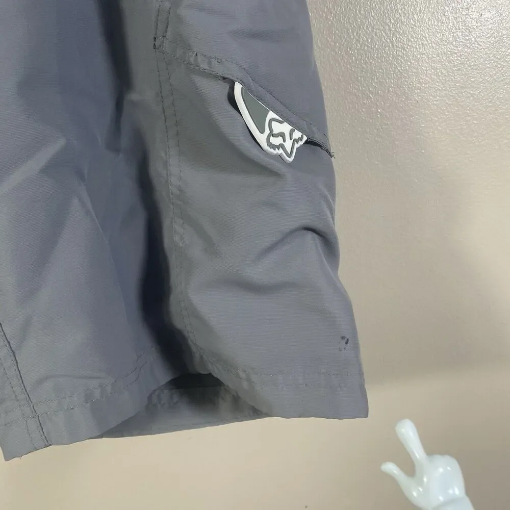 Fox Racing Lined & Padded Stretch Polyester MTB Cycling Shorts Men’s Size 30